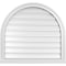 Ekena Millwork Round Top Surface Mount PVC Gable Vent: Functional, w/ 2"W x 2"P Brickmould Sill Frame, 30"W x 28"H GVPRT30X2803SF - alternate 1